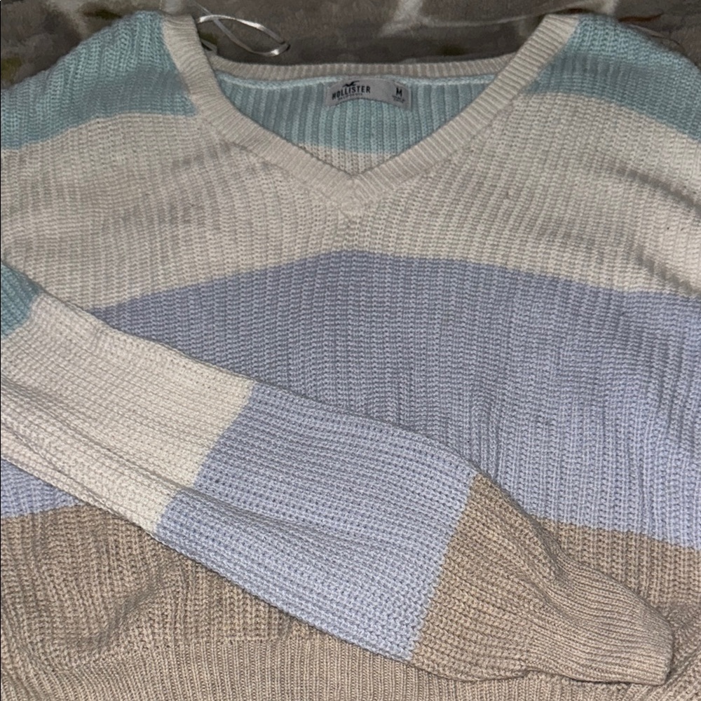 Hollister Multicolor Knit Sweater